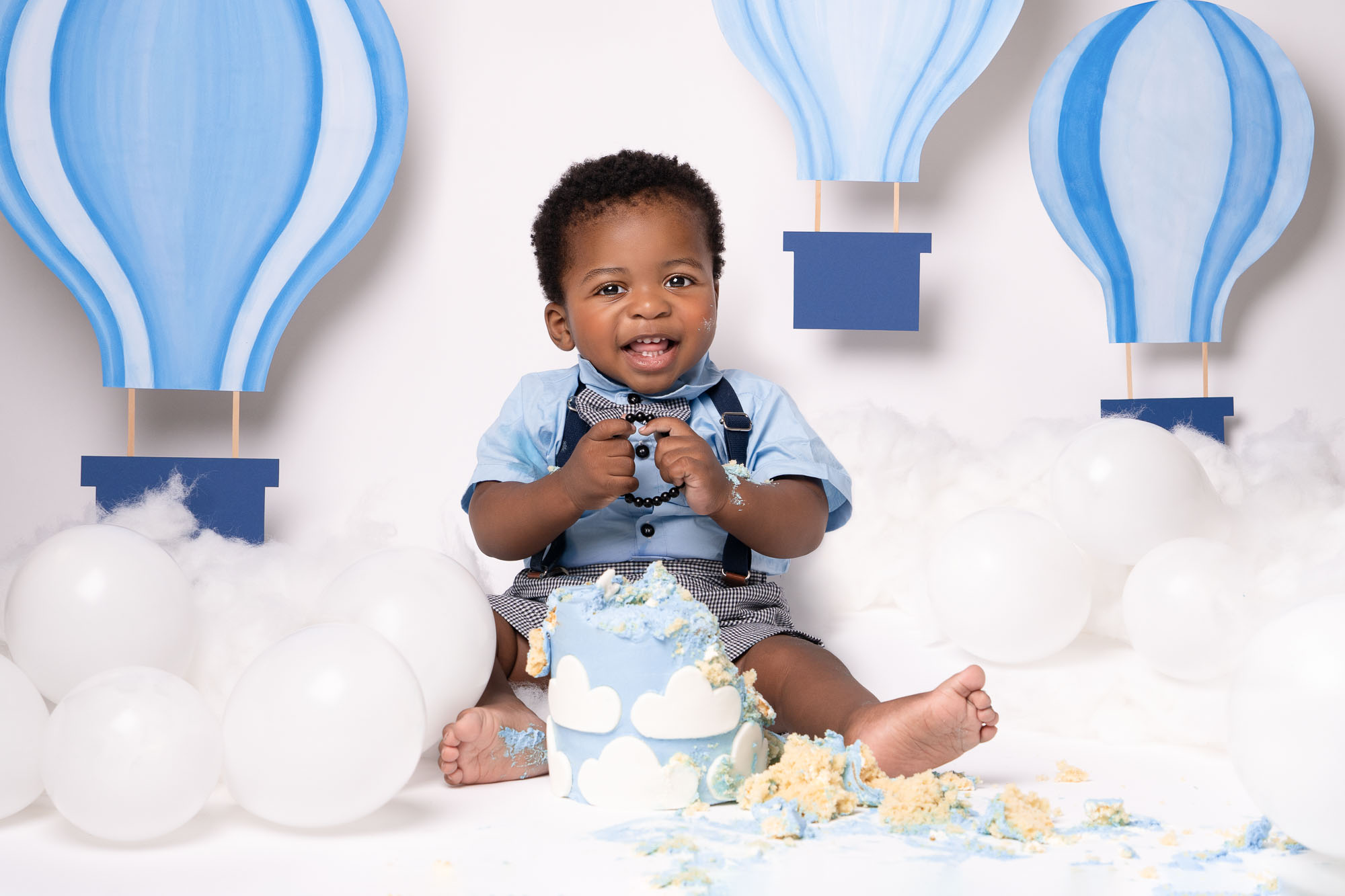 Cake Smash Birthday Photography Photoshoot Greenwich London Cate Castleton